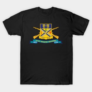 201st Infantry Regiment - w Br - Ribbon X 300 T-Shirt